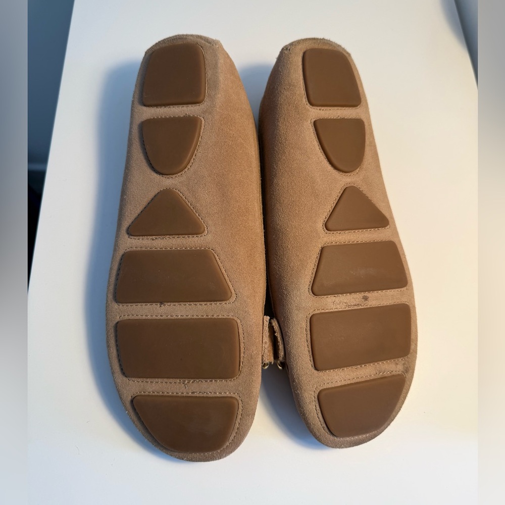 Michael Kors Brown Loafers with Gold Accents - Picture 5 of 6